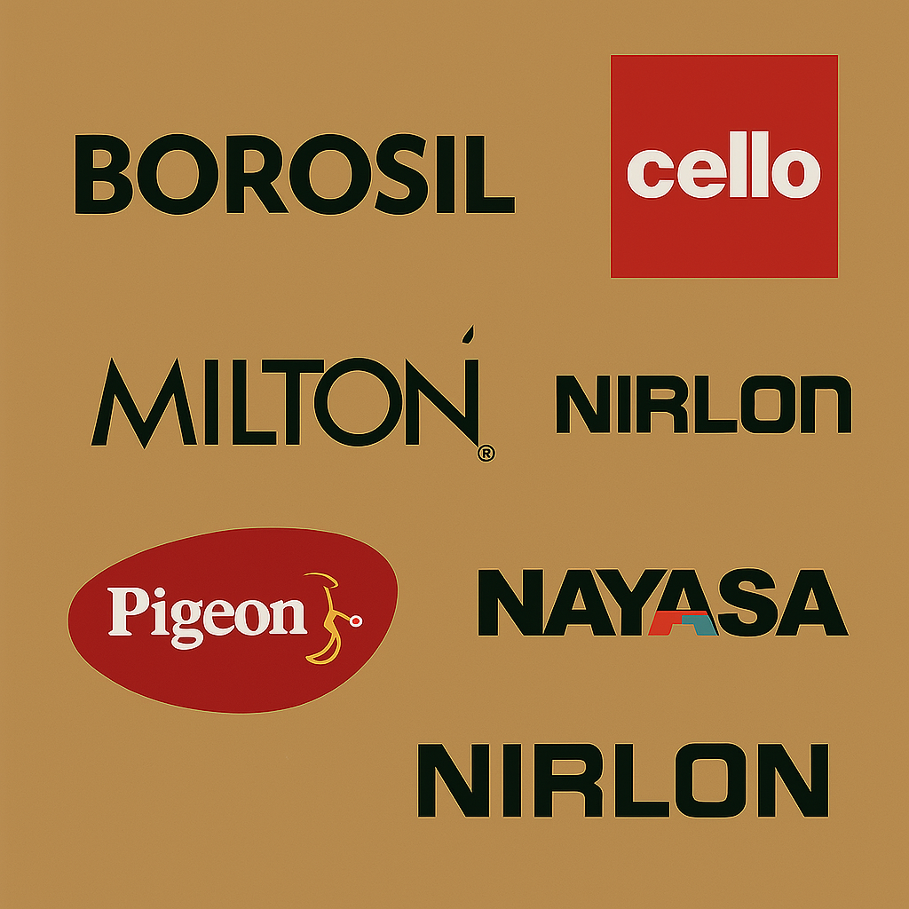 branded bottles